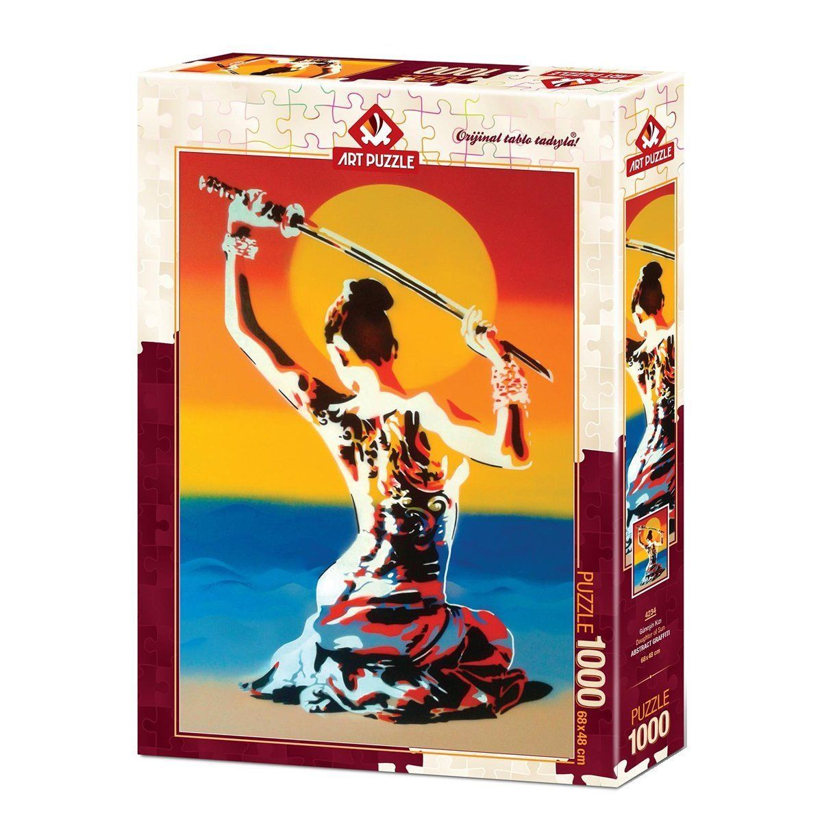 4234 GÜNEŞİN KIZI / ART puzzle 1000 parça