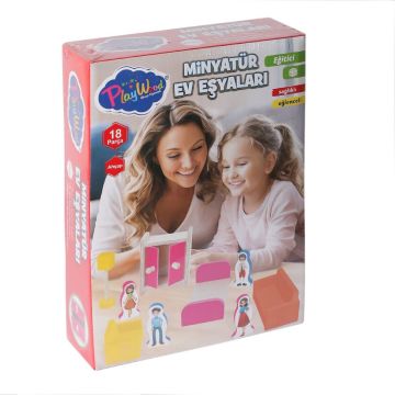 ONY-407 Ahşap Minyatür Ev Eşyaları