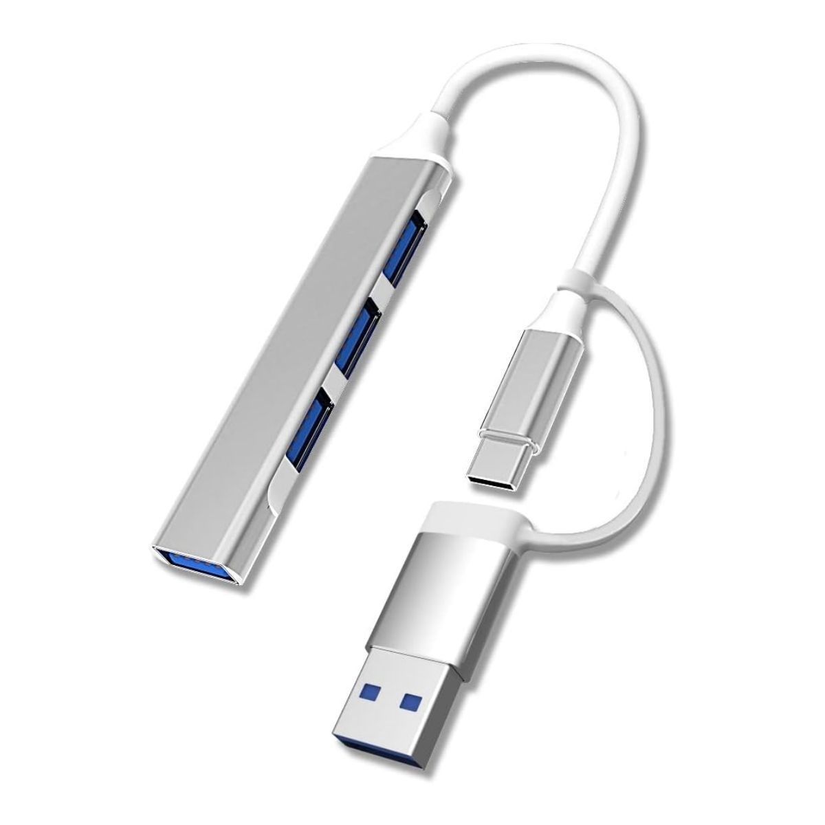 4 Port\'lu Bağlantı İstasyonu Ultra İnce USB Bölücü TYPE-C tipi Çoklu Arayüz Adaptörü Multi Usb Çoklayıcı