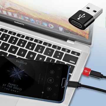 USB\'den TYPE-C \'ye Dönüştürücü Adaptör Veri Aktarımı Sağlayıcı Şarj Data Çevirici