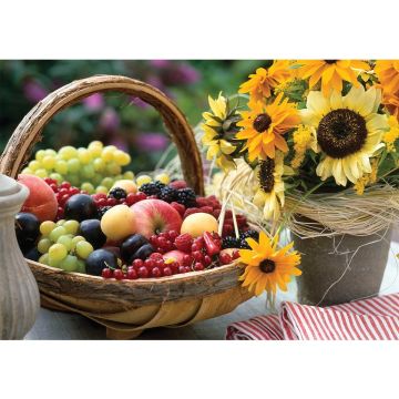 11227 Puzzle 1000/FRUİT AND SUNFLOWER PUZZLE 1000 PARÇA