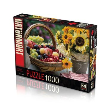 11227 Puzzle 1000/FRUİT AND SUNFLOWER PUZZLE 1000 PARÇA