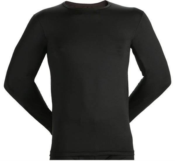 Thermoform Termal T-shirt Uzun Kollu Siyah