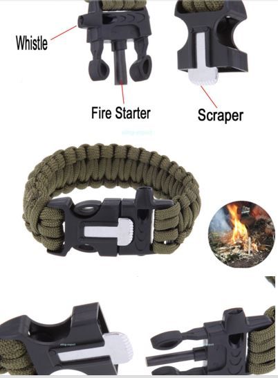Survival Magnesıum Paracord Bileklik