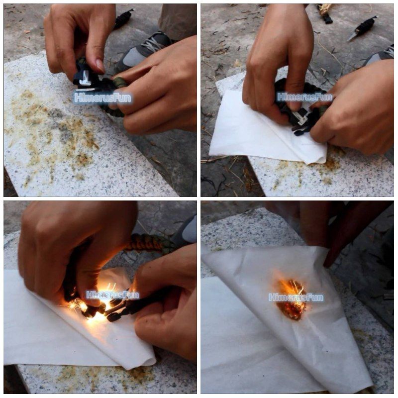 Survival Magnesıum Paracord Bileklik