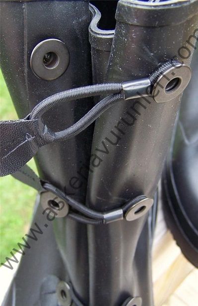 MILITARY BLACK CHEMICAL RUBBER OVERBOOTS BOOTS ARMY