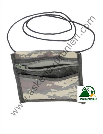 Askeri Avcı Model Boyun Cüzdanı