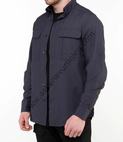 Commander Taktikal Likralı Gömlek Antrasit