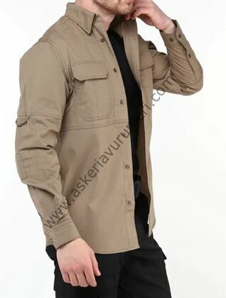 Protection Taktikal Ripstop Gömlek / Bej