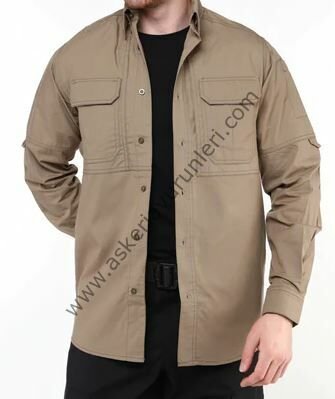 Protection Taktikal Ripstop Gömlek / Bej