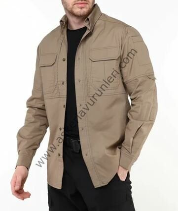 Protection Taktikal Ripstop Gömlek / Bej