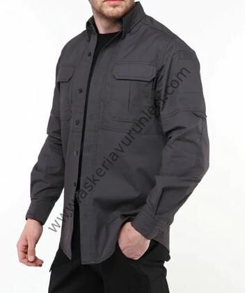 Protection Taktikal Ripstop Gömlek  Antrasit
