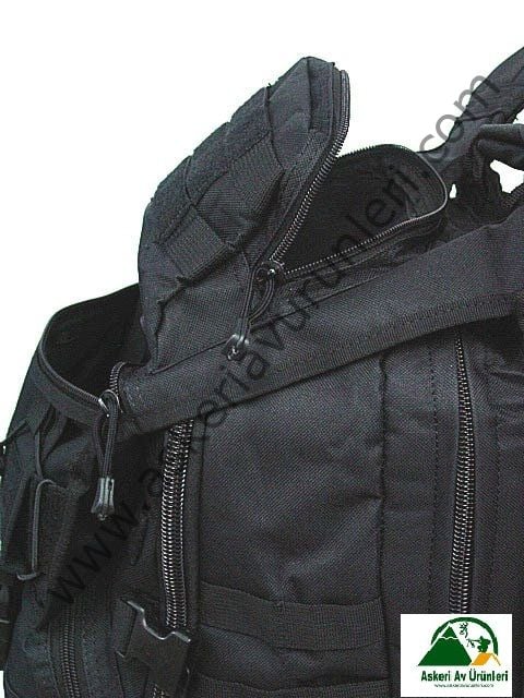 ARMY Tactical Molle Patrol Gear Assault Backpack Bag Siyah