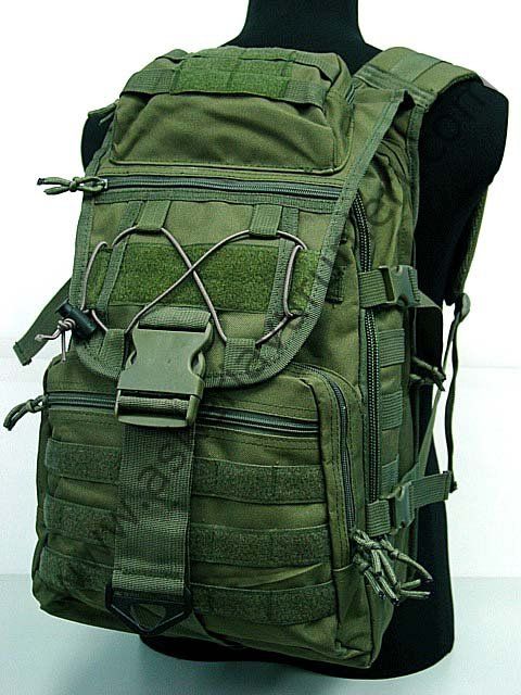 ARMY Tactical Molle Patrol Gear Assault Backpack Bag Yeşil