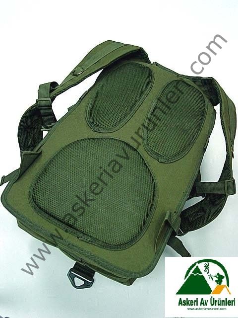 ARMY Tactical Molle Patrol Gear Assault Backpack Bag Yeşil