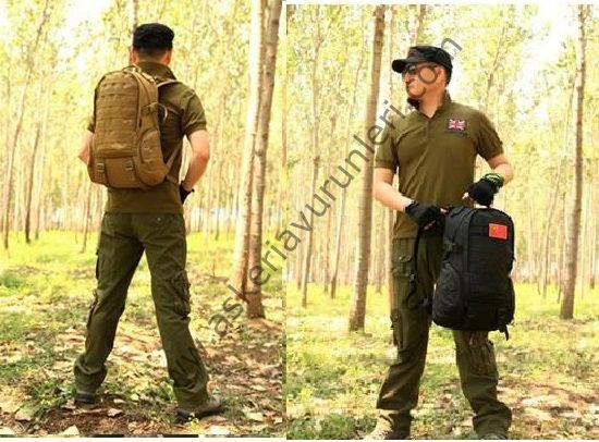 ARMY Tactical Molle Backpack Military 3P Gym School Trekking Ripstop Woodland Tactical Gear