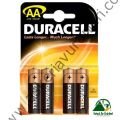DURACELL AA ALKALİN PİL (4´LÜ )