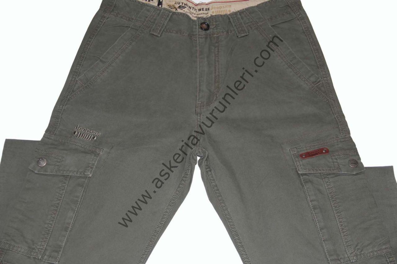 JEEP HAKİ RENK KARGO PANTOLON