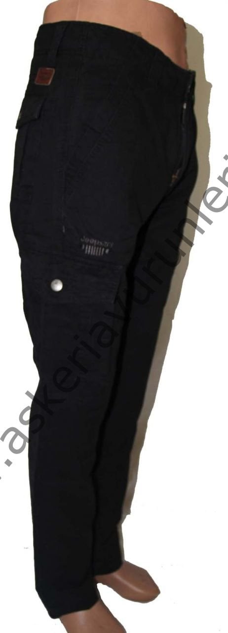 JEEP SİYAH RENK KARGO PANTOLON