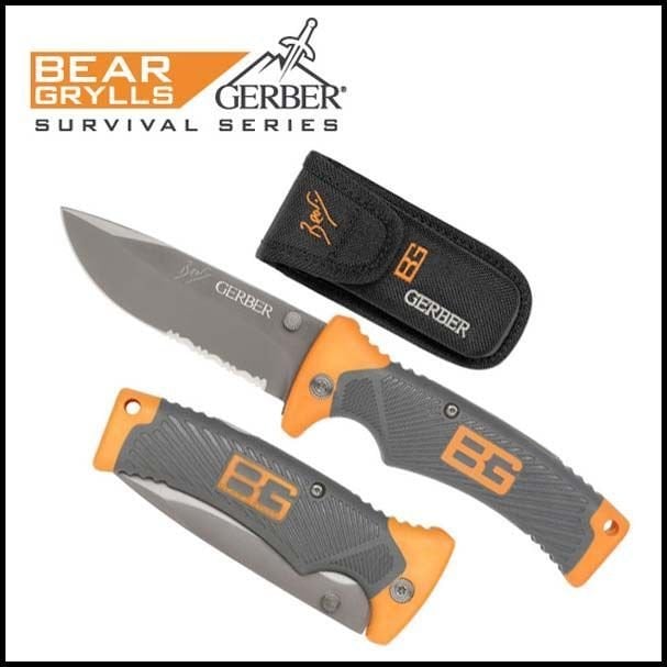 GERBER BEAR GRYLLS FOLDING SHEATH KNIFE