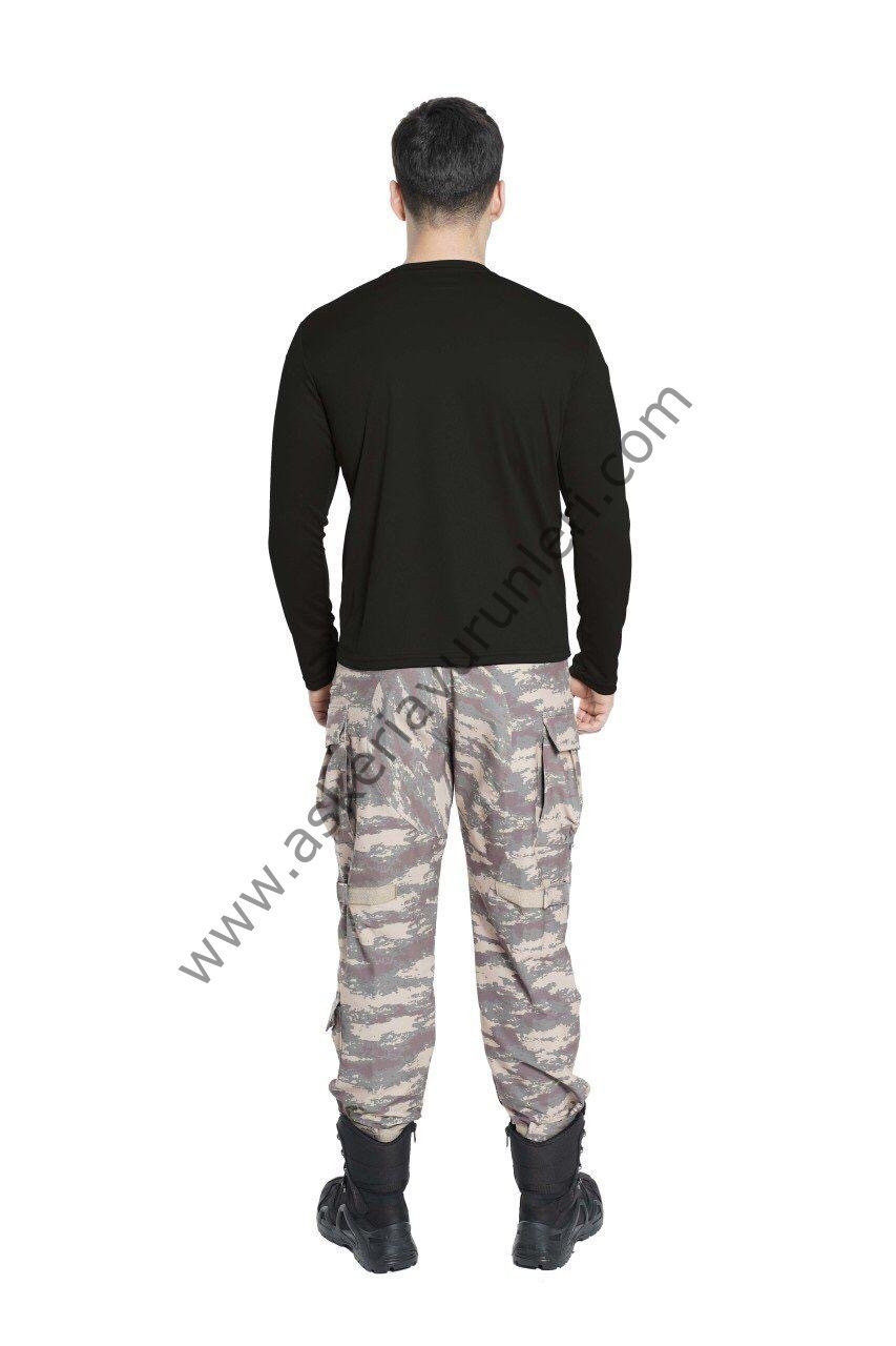 Taktikal Uzun Kollu Bisiklet Yaka Tişört