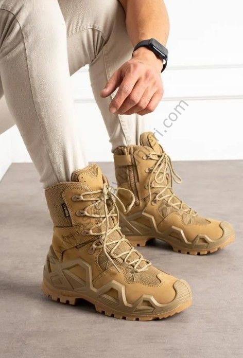 Single Sword Fermuarlı  Taktik Askeri Bot  4 Mevsim SS602