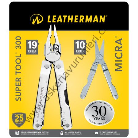 LEATHERMAN SUPER TOOL 300 & MICRA  SET