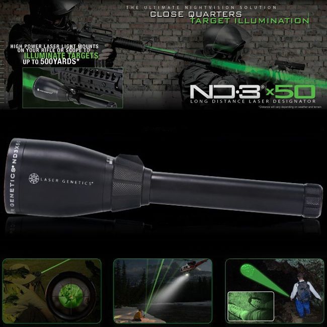 Laser Genetics ND3x50 Lazer İşaretcisi ( İkinci El )