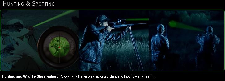 Laser Genetics ND3S Lazer İşaretcisi + Dürbün Set