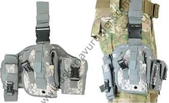 U.S ARMY Molle Tactical  Çok Fonksiyonlu Bacak Silah Kılıfı