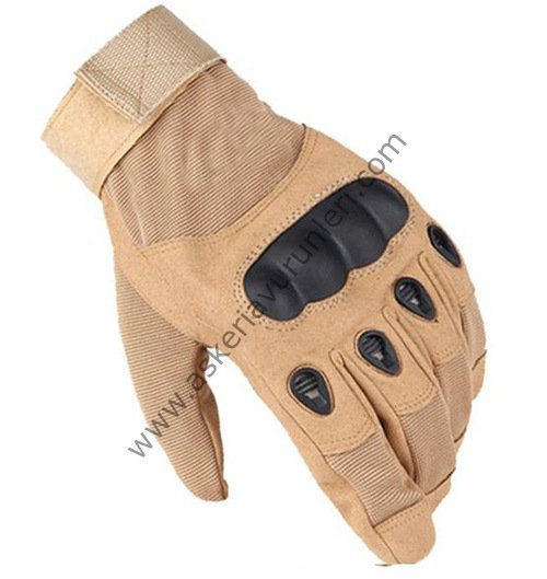 ÇÖL RENK KORUMALI TACTİCAL ELDİVEN