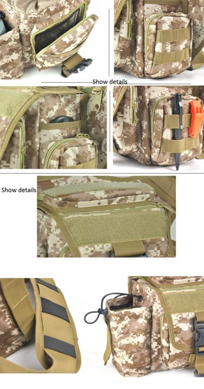 TACTİCAL ÇOK FONKSİYONEL ÇÖL RENGİ  KOL ÇANTASI