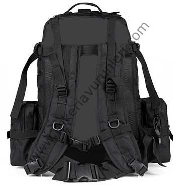 ARMY Tactical Molle Assault Backpack Bag Siyah