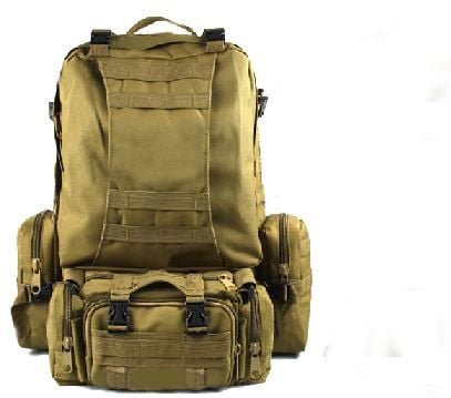 ARMY Tactical Molle Assault Backpack Bag Hardal