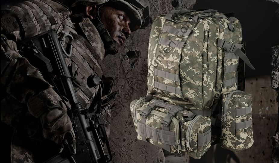 ARMY Tactical Molle Assault Backpack Bag Digital Renk