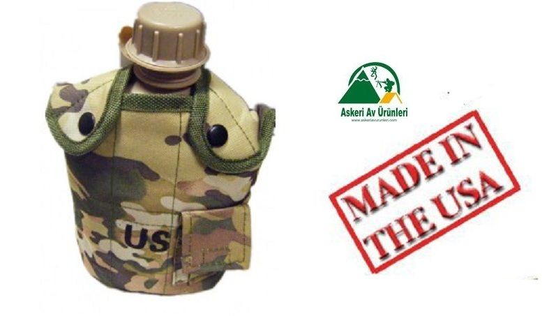 U.S. ARMY ASKERİ  RENK MATARA