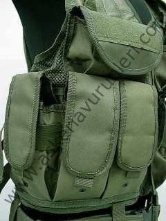 Askeri Hücum Yeleği Yeşil Renk