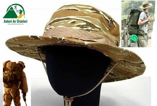 Fötr Şapka (usa) Jungle Kep Askeri Foter Şapka