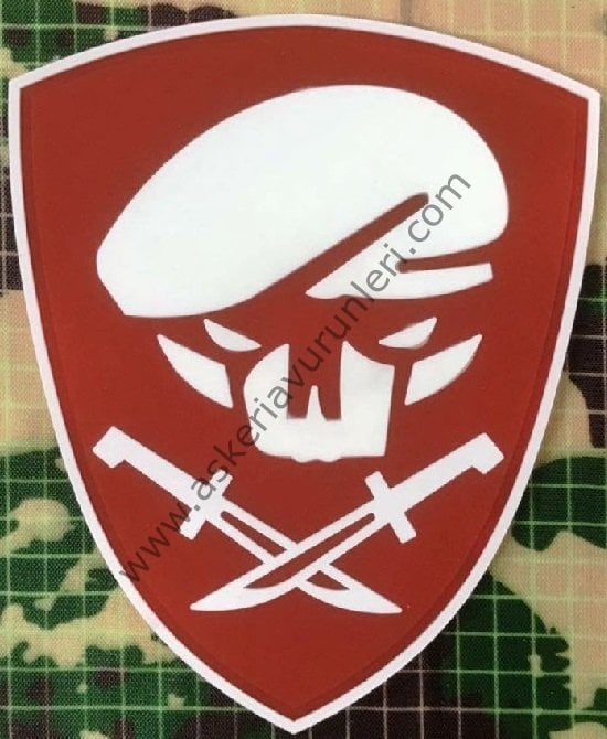 3d Slikonlu Özel Kuvvetler Arma Peç