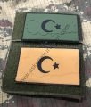 3d Slikonlu Türkiye Haritalı Bayrak Arma Peç