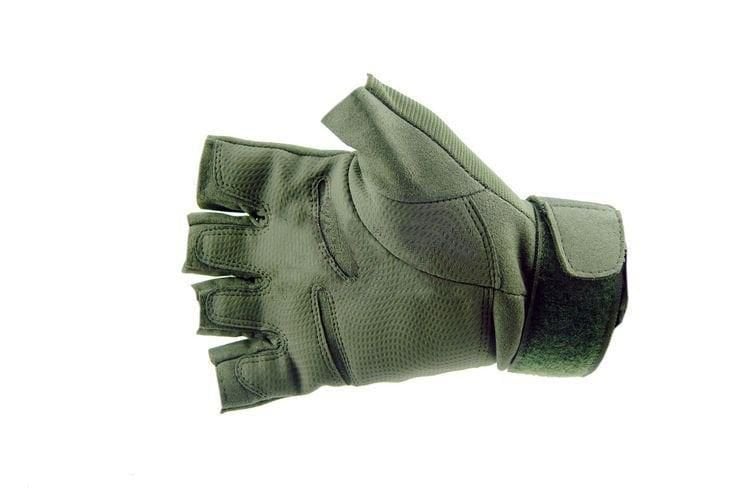Tactical Kesik Parmak Eldiven Yeşil