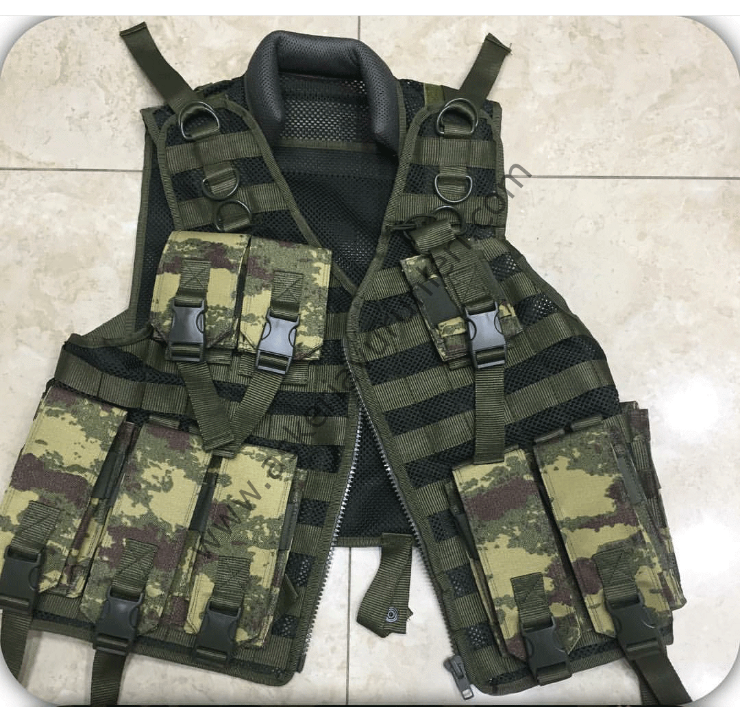 Çelik Plaka Takılabilen Taktik Hücum Yeleği (6 ŞARJÖRLÜ)