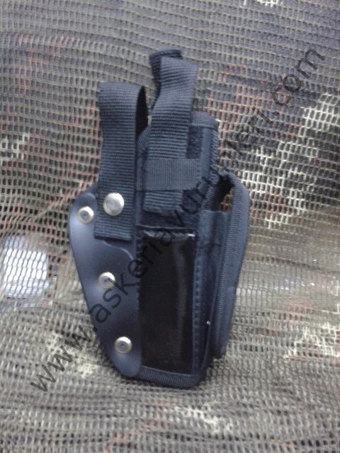 SİYAH YEDEK ŞARJÖRLÜ SİLAH KILIFI