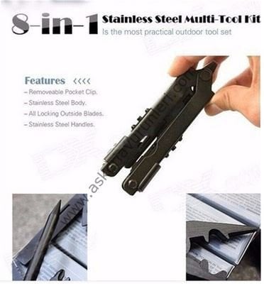 SİYAH FOKSİYONEL ÇOK AMAÇLI PENSE