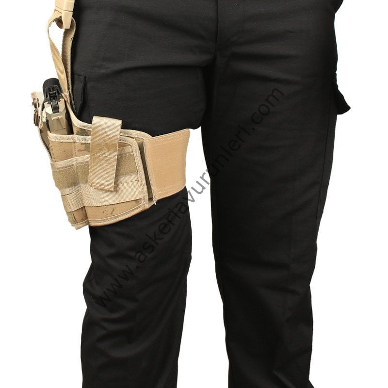 YENİ JANDARMA RENGİ BACAK SİLAH KILIFI