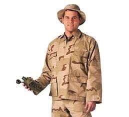 İKİNCİ EL U.S. ARMY ÇÖL RENGİ  GÖMLEK