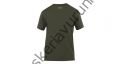 5.11 CROSS HAIR STACKED OD GREEN T-SHIRT