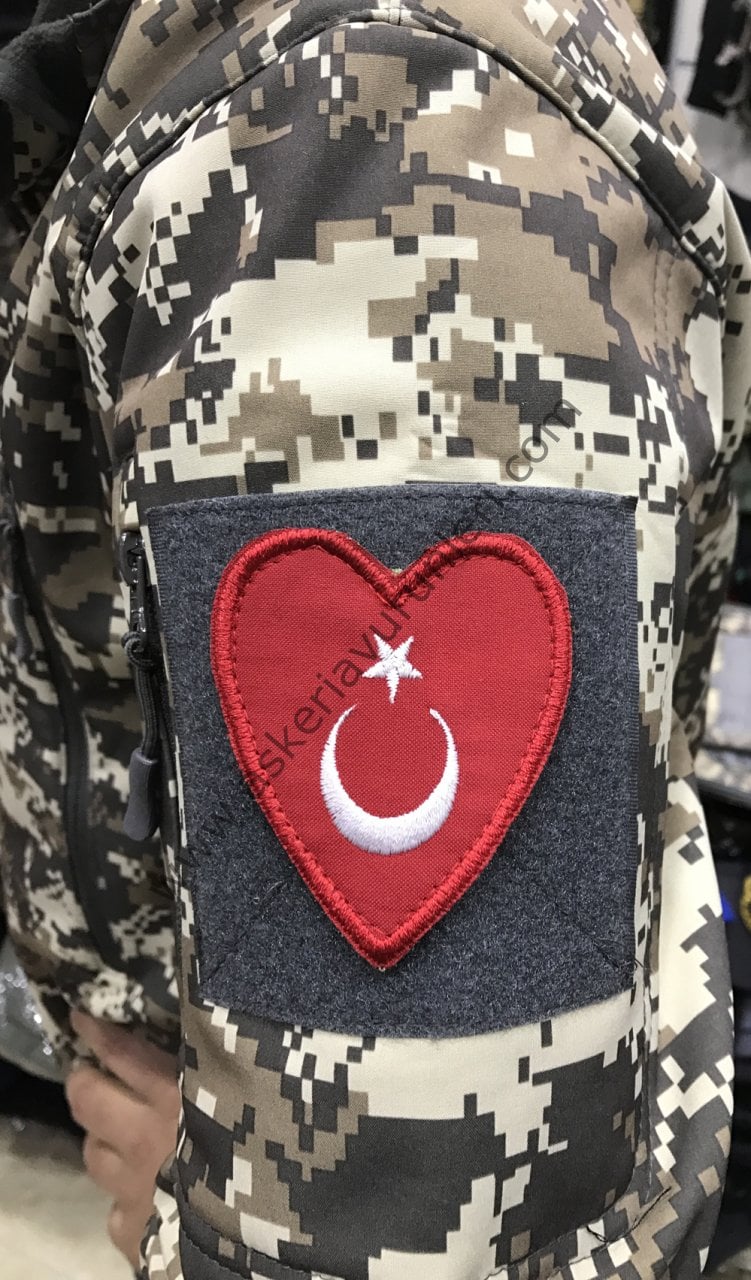 Kalpli Türk Bayrağı Arması