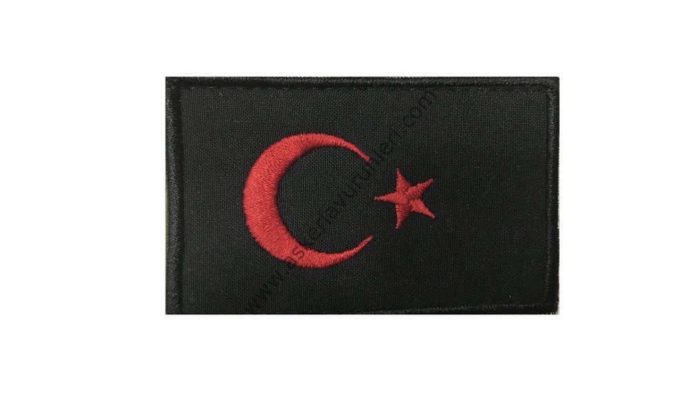 Siyah Türk Bayrağı Arması
