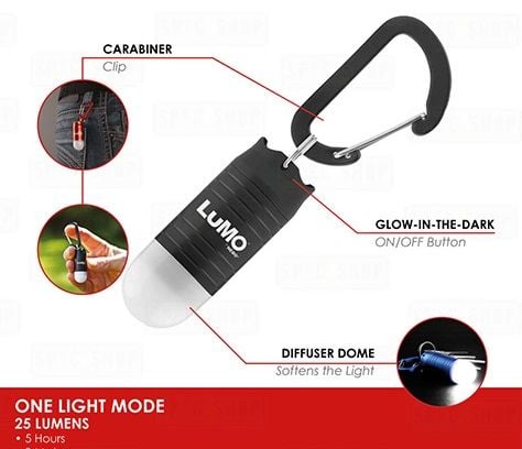 Nebo Lumo Klipsli LED Fener Anahtarlık